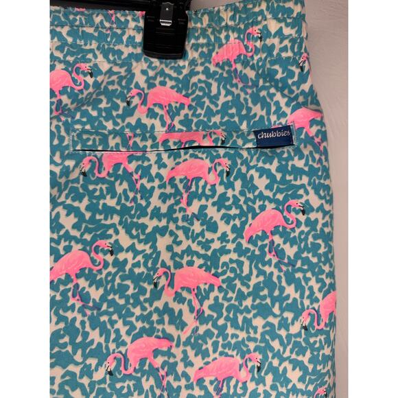 Chubbies Swim Suit Trunks Men's Size 2XL Big Blue Pink Bathing Swimming - Picture 3 of 6